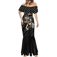 Personalized America 250th Anniversary Mermaid Dress Abraham Lincoln Playing Guitar 4th July