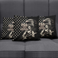 America 250th Anniversary Pillow Cover Abraham Lincoln Playing Guitar 4th July