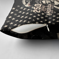 America 250th Anniversary Pillow Cover Abraham Lincoln Playing Guitar 4th July