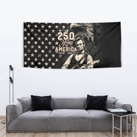 America 250th Anniversary Tapestry Abraham Lincoln Playing Guitar 4th July