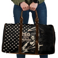 America 250th Anniversary Travel Bag Abraham Lincoln Playing Guitar 4th July