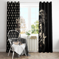 America 250th Anniversary Window Curtain Abraham Lincoln Playing Guitar 4th July