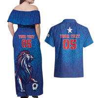 Custom England 2024 Football Couples Matching Off Shoulder Maxi Dress and Hawaiian Shirt Go Champions Lionesses LT05 - Wonder Print Shop