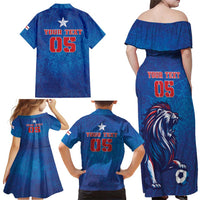 Custom England 2024 Football Family Matching Off Shoulder Maxi Dress and Hawaiian Shirt Go Champions Lionesses LT05 - Wonder Print Shop