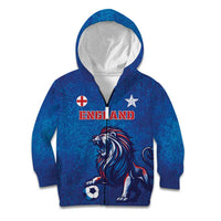 Custom England 2024 Football Kid Hoodie Go Champions Lionesses LT05 - Wonder Print Shop