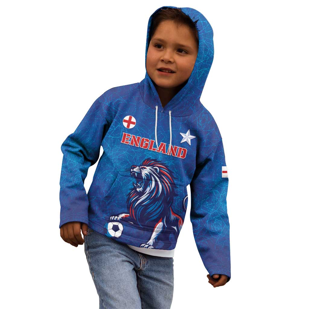 Custom England 2024 Football Kid Hoodie Go Champions Lionesses LT05 - Wonder Print Shop