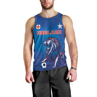 Custom England 2024 Football Men Tank Top Go Champions Lionesses LT05 - Wonder Print Shop