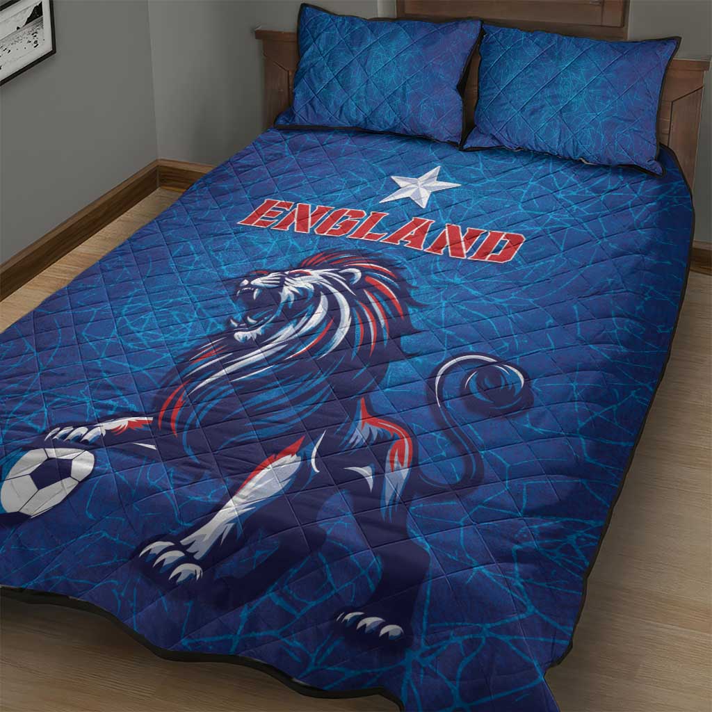 England 2024 Football Quilt Bed Set Go Champions Lionesses LT05 - Wonder Print Shop