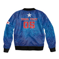 Custom England 2024 Football Sleeve Zip Bomber Jacket Go Champions Lionesses LT05 - Wonder Print Shop