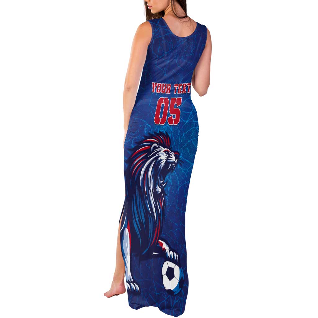 Custom England 2024 Football Tank Maxi Dress Go Champions Lionesses LT05 - Wonder Print Shop