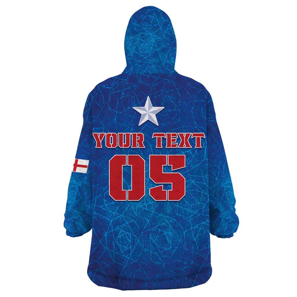 Custom England 2024 Football Wearable Blanket Hoodie Go Champions Lionesses LT05 - Wonder Print Shop