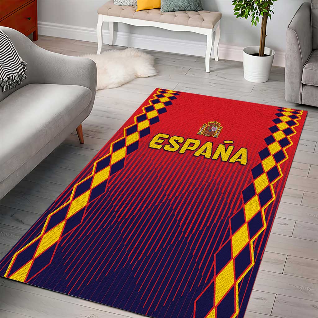 Spain 2024 Football Area Rug Go Champions La Roja Simple Style LT05 - Wonder Print Shop