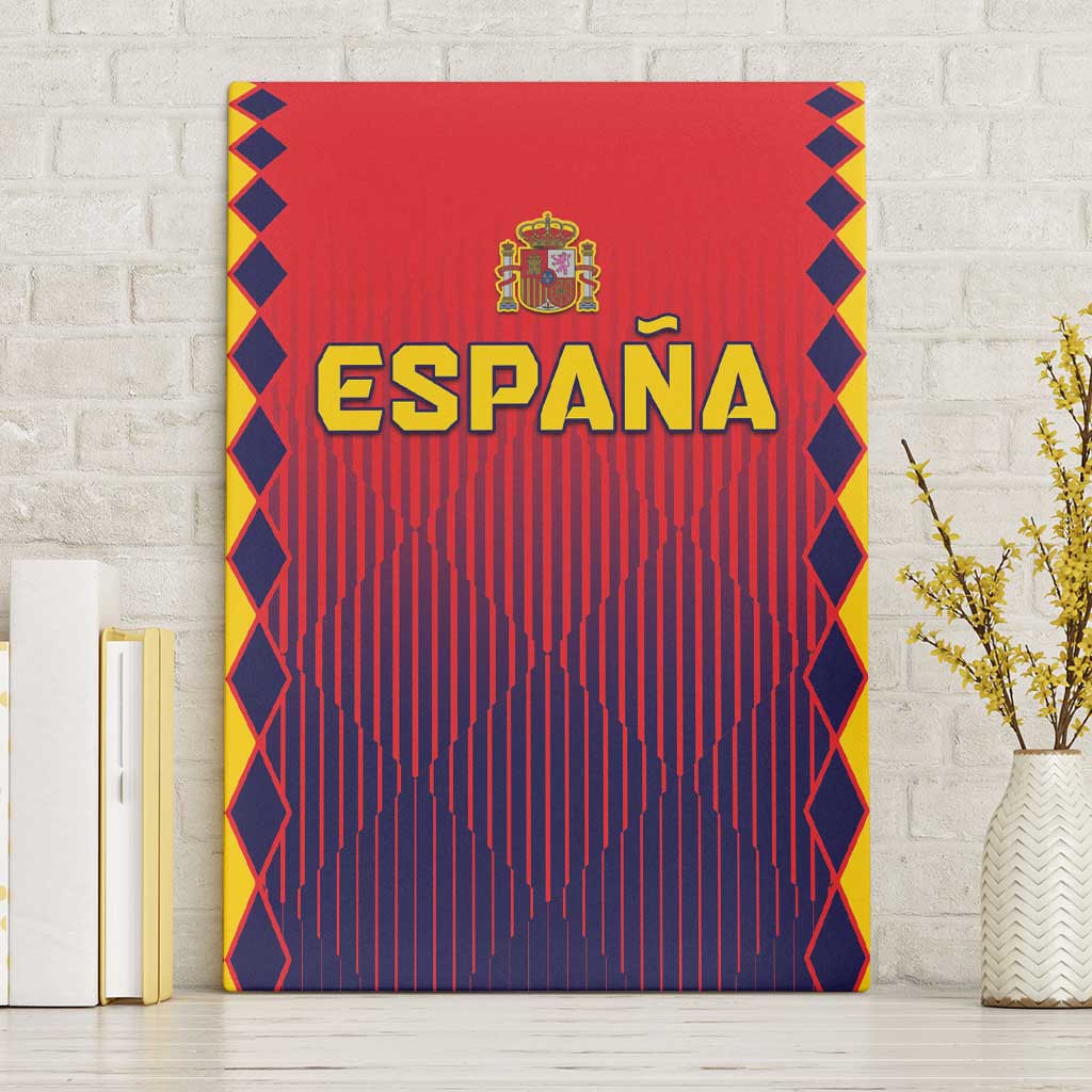 Spain 2024 Football Canvas Wall Art Go Champions La Roja Simple Style LT05 - Wonder Print Shop
