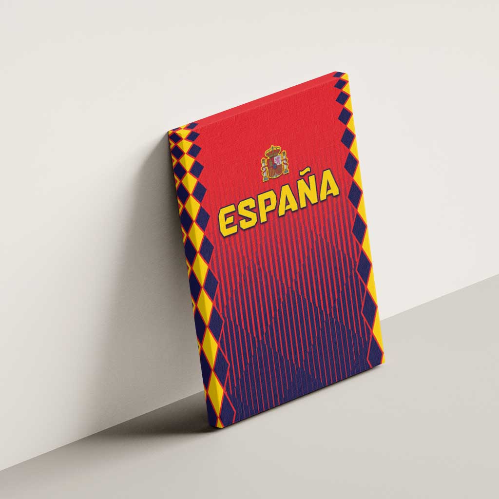 Spain 2024 Football Canvas Wall Art Go Champions La Roja Simple Style LT05 - Wonder Print Shop