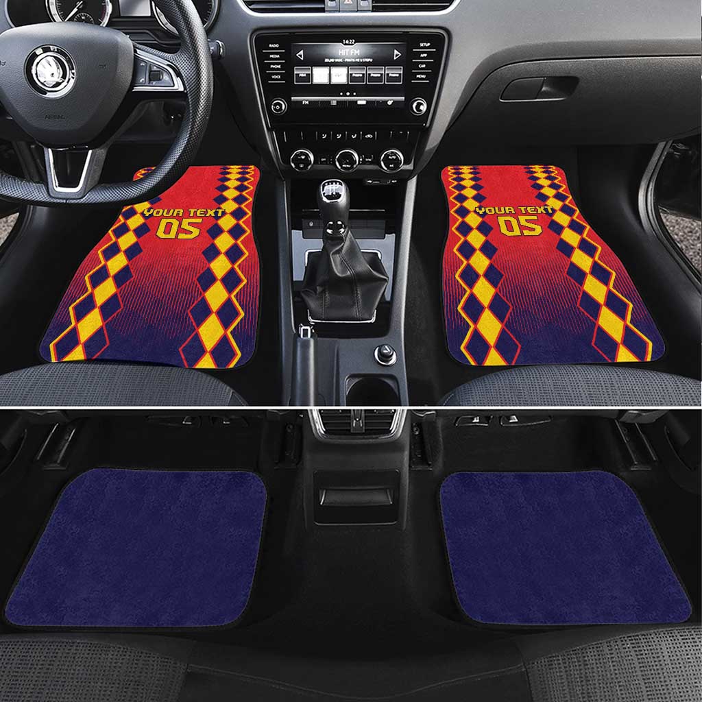 Spain 2024 Football Car Mats Go Champions La Roja Simple Style LT05 - Wonder Print Shop