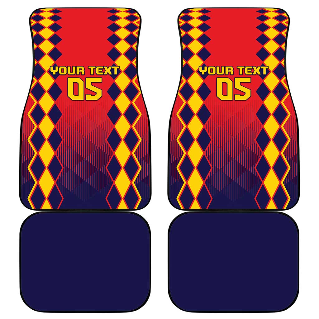 Spain 2024 Football Car Mats Go Champions La Roja Simple Style LT05 - Wonder Print Shop