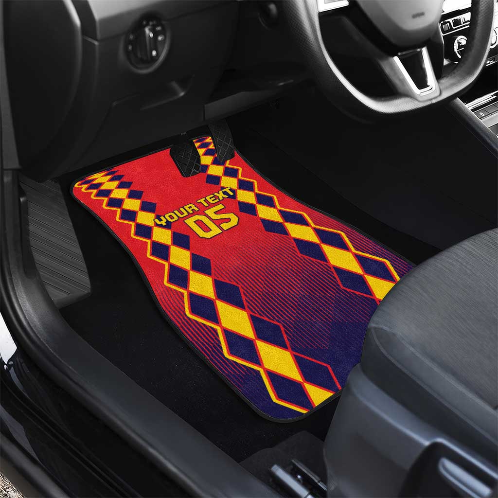 Spain 2024 Football Car Mats Go Champions La Roja Simple Style LT05 - Wonder Print Shop