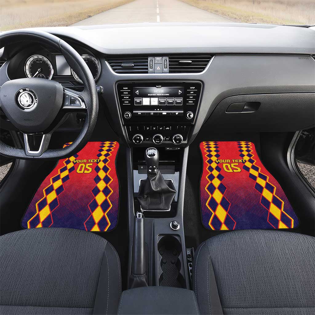 Spain 2024 Football Car Mats Go Champions La Roja Simple Style LT05 - Wonder Print Shop