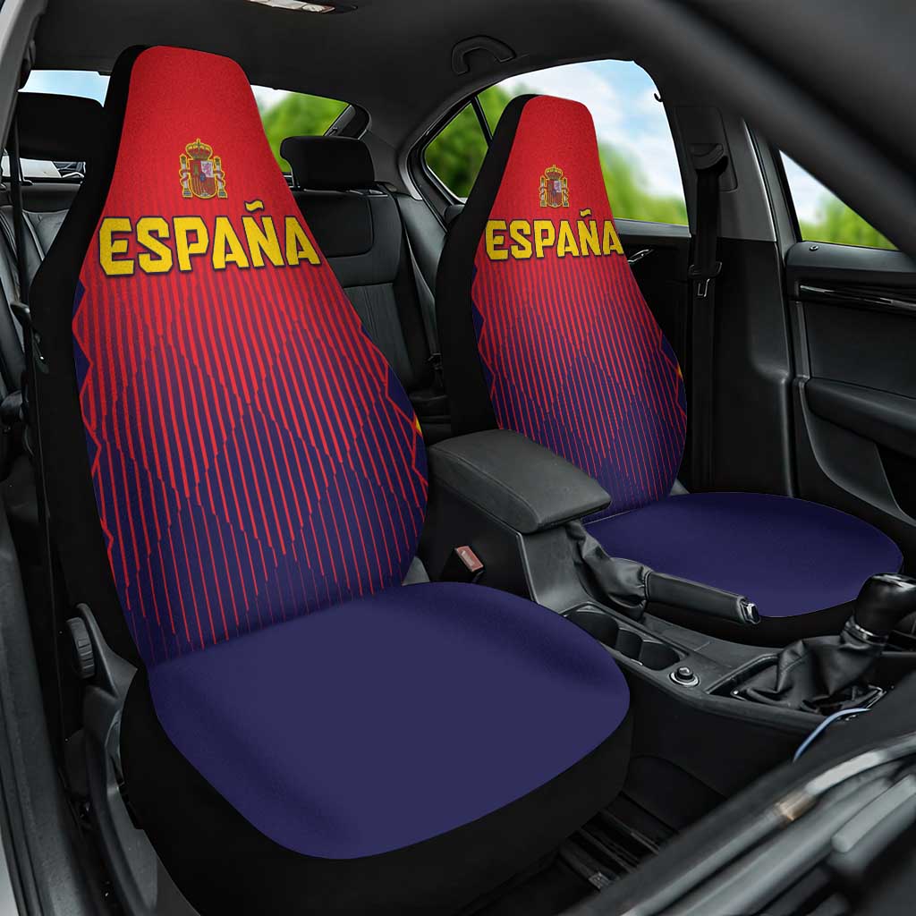 Spain 2024 Football Car Seat Cover Go Champions La Roja Simple Style LT05 - Wonder Print Shop