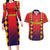 Custom Spain 2024 Football Couples Matching Long Sleeve Bodycon Dress and Hawaiian Shirt Go Champions La Roja Simple Style LT05 - Wonder Print Shop