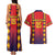 Custom Spain 2024 Football Couples Matching Tank Maxi Dress and Hawaiian Shirt Go Champions La Roja Simple Style LT05 - Wonder Print Shop