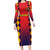 Custom Spain 2024 Football Family Matching Long Sleeve Bodycon Dress and Hawaiian Shirt Go Champions La Roja Simple Style LT05 - Wonder Print Shop