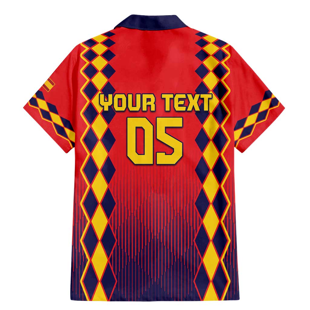 Custom Spain 2024 Football Family Matching Mermaid Dress and Hawaiian Shirt Go Champions La Roja Simple Style LT05 - Wonder Print Shop