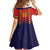 Custom Spain 2024 Football Family Matching Off Shoulder Maxi Dress and Hawaiian Shirt Go Champions La Roja Simple Style LT05 - Wonder Print Shop