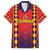 Custom Spain 2024 Football Family Matching Off Shoulder Short Dress and Hawaiian Shirt Go Champions La Roja Simple Style LT05 - Wonder Print Shop