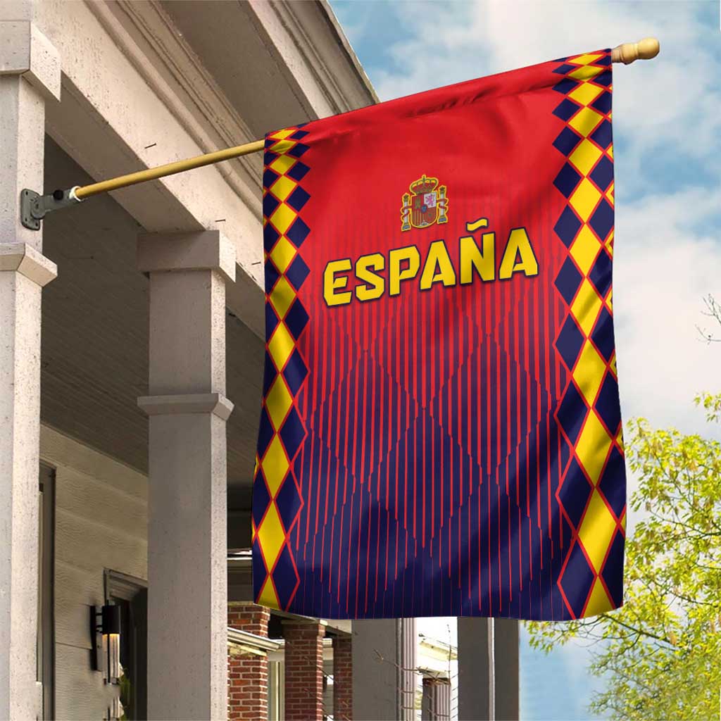 Spain 2024 Football Garden Flag Go Champions La Roja Simple Style LT05 - Wonder Print Shop