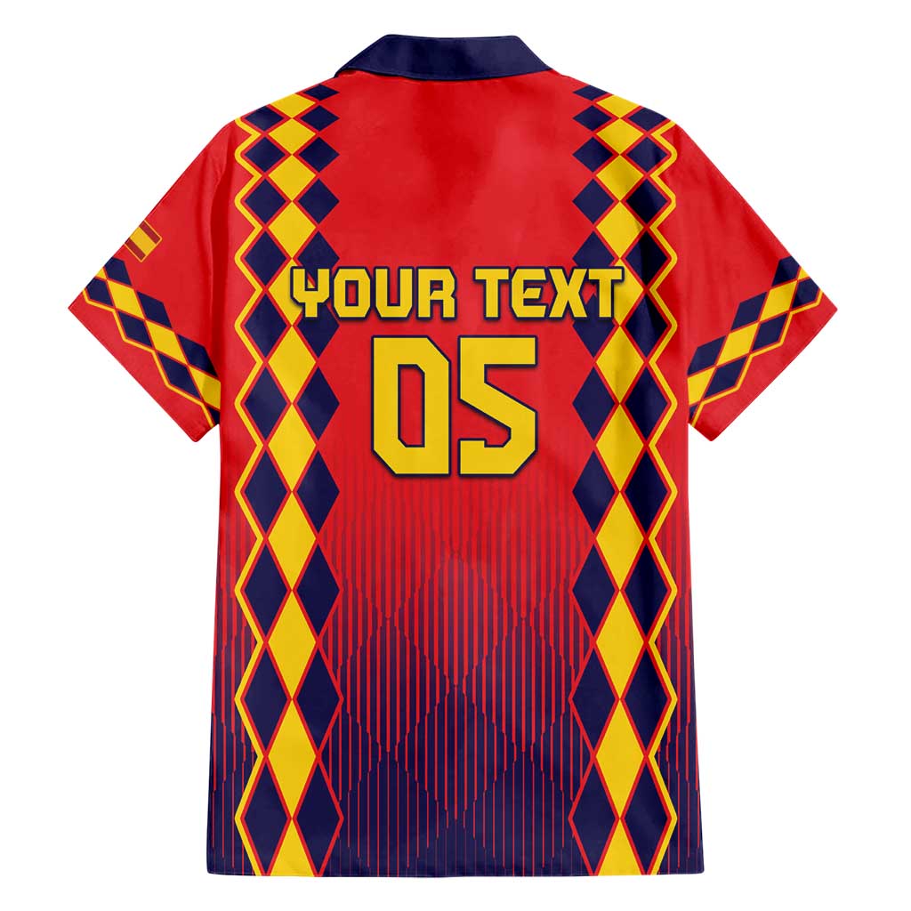 Custom Spain 2024 Football Hawaiian Shirt Go Champions La Roja Simple Style LT05 - Wonder Print Shop