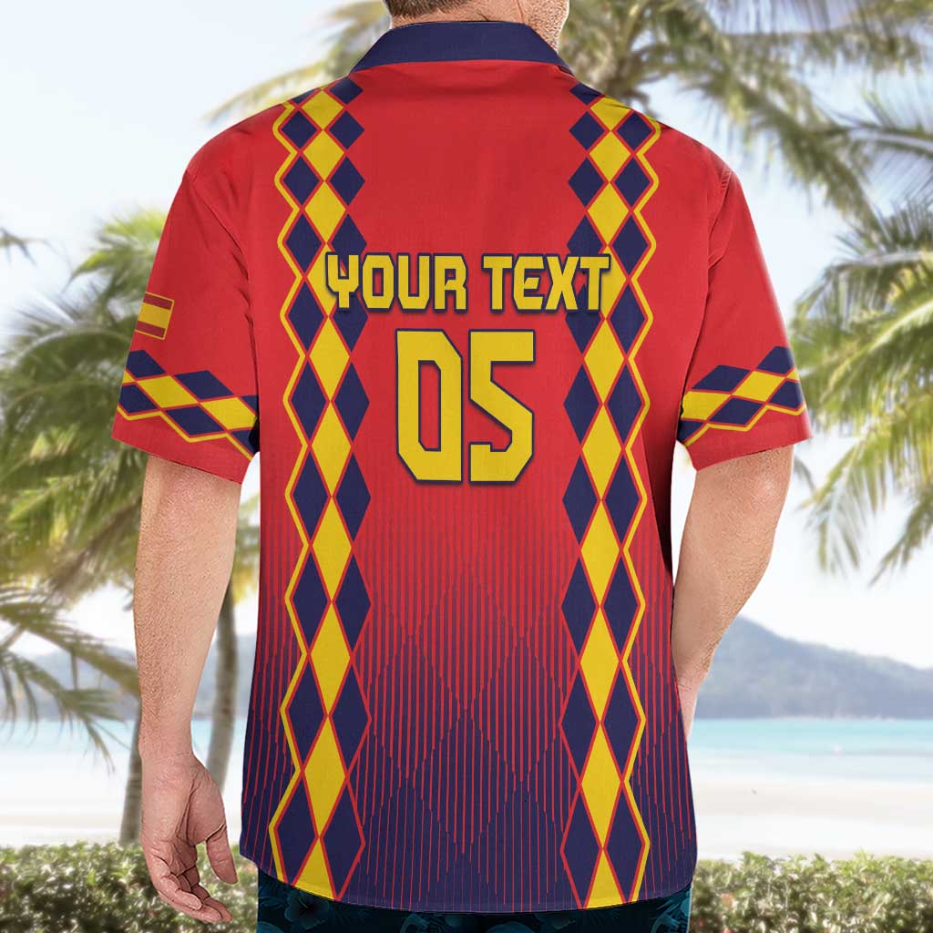 Custom Spain 2024 Football Hawaiian Shirt Go Champions La Roja Simple Style LT05 - Wonder Print Shop