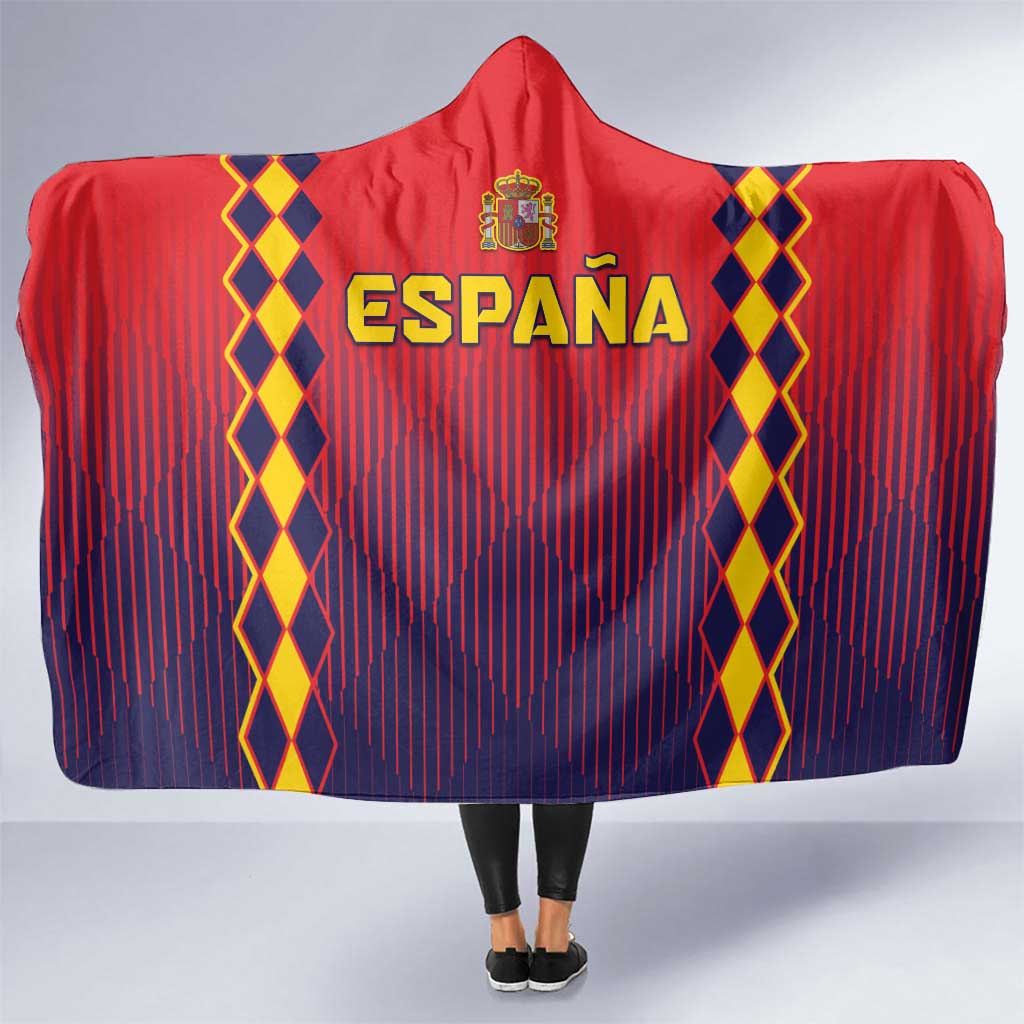 Spain 2024 Football Hooded Blanket Go Champions La Roja Simple Style
