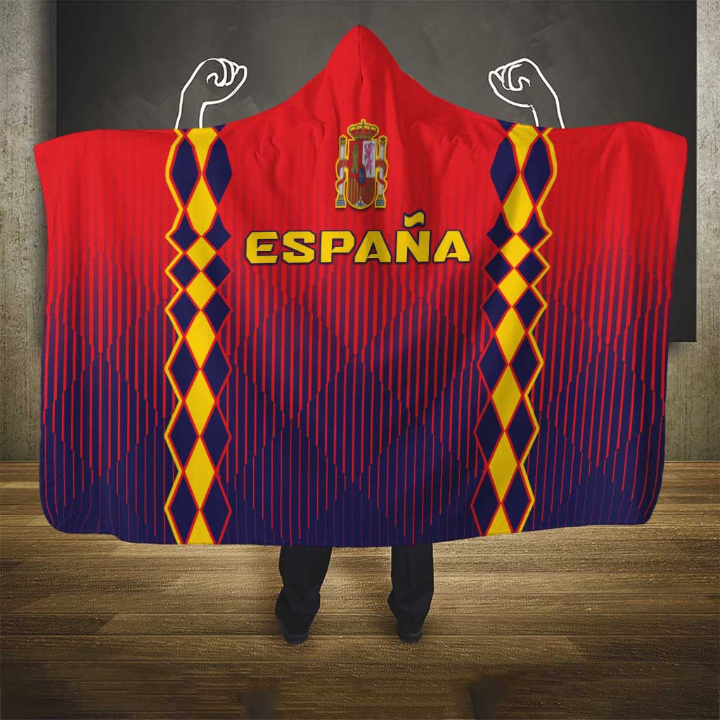 Spain 2024 Football Hooded Blanket Go Champions La Roja Simple Style