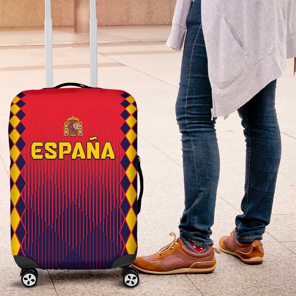 Spain 2024 Football Luggage Cover Go Champions La Roja Simple Style LT05 - Wonder Print Shop