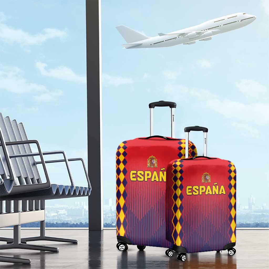 Spain 2024 Football Luggage Cover Go Champions La Roja Simple Style LT05 - Wonder Print Shop