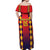 Custom Spain 2024 Football Off Shoulder Maxi Dress Go Champions La Roja Simple Style LT05 - Wonder Print Shop