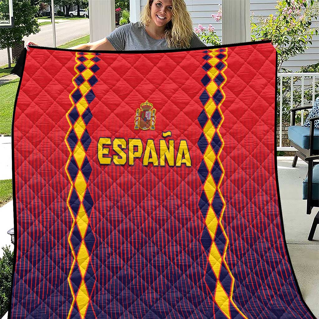 Spain 2024 Football Quilt Go Champions La Roja Simple Style LT05 - Wonder Print Shop