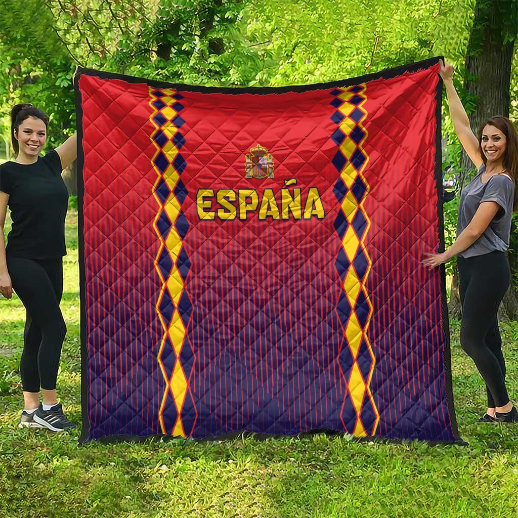 Spain 2024 Football Quilt Go Champions La Roja Simple Style LT05 - Wonder Print Shop