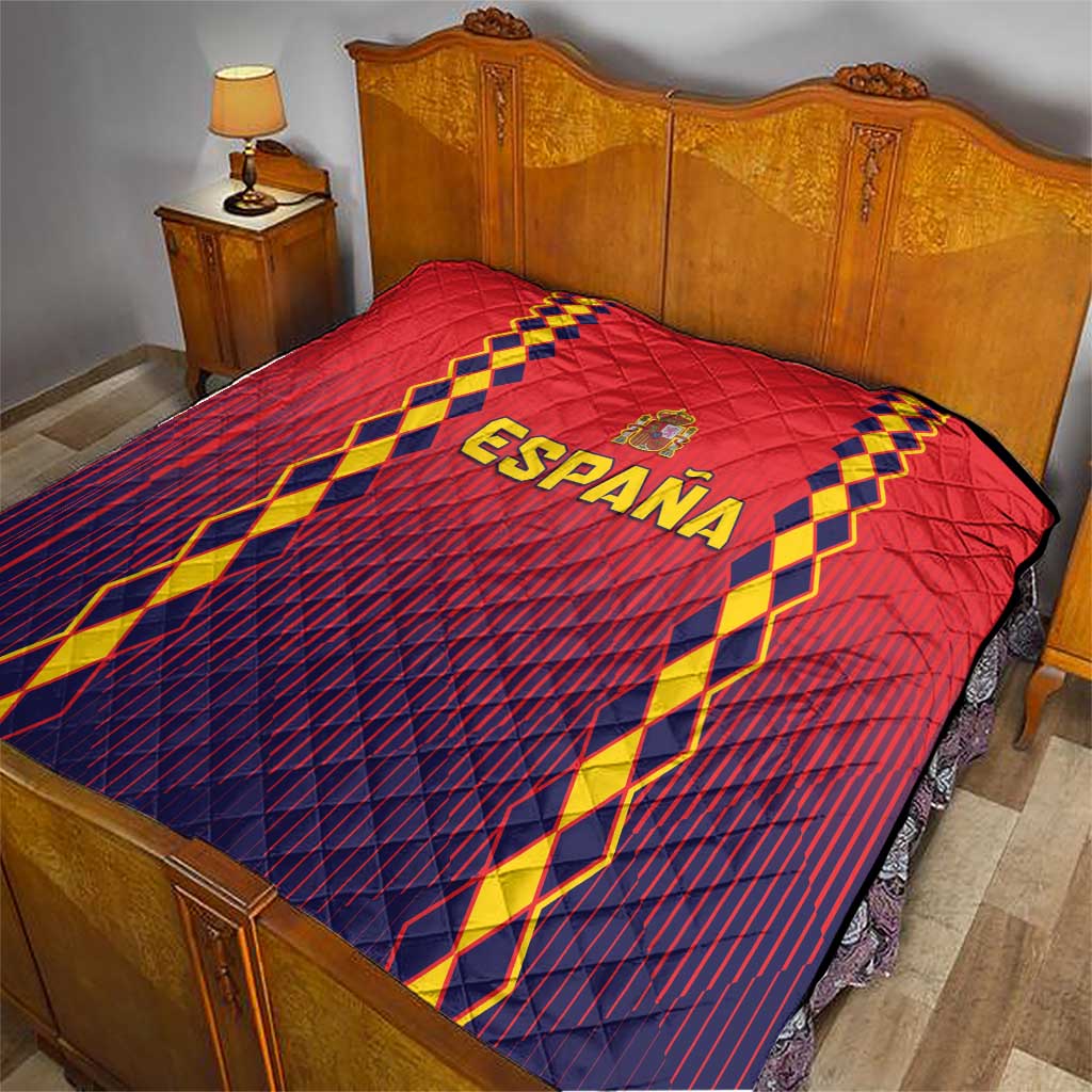 Spain 2024 Football Quilt Go Champions La Roja Simple Style LT05 - Wonder Print Shop