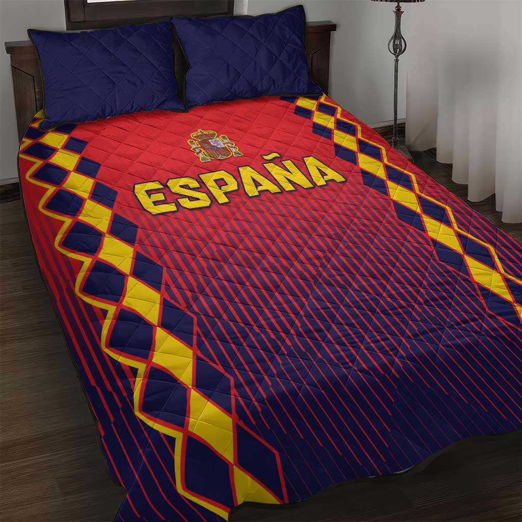 Spain 2024 Football Quilt Bed Set Go Champions La Roja Simple Style LT05 - Wonder Print Shop
