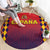 Spain 2024 Football Round Carpet Go Champions La Roja Simple Style