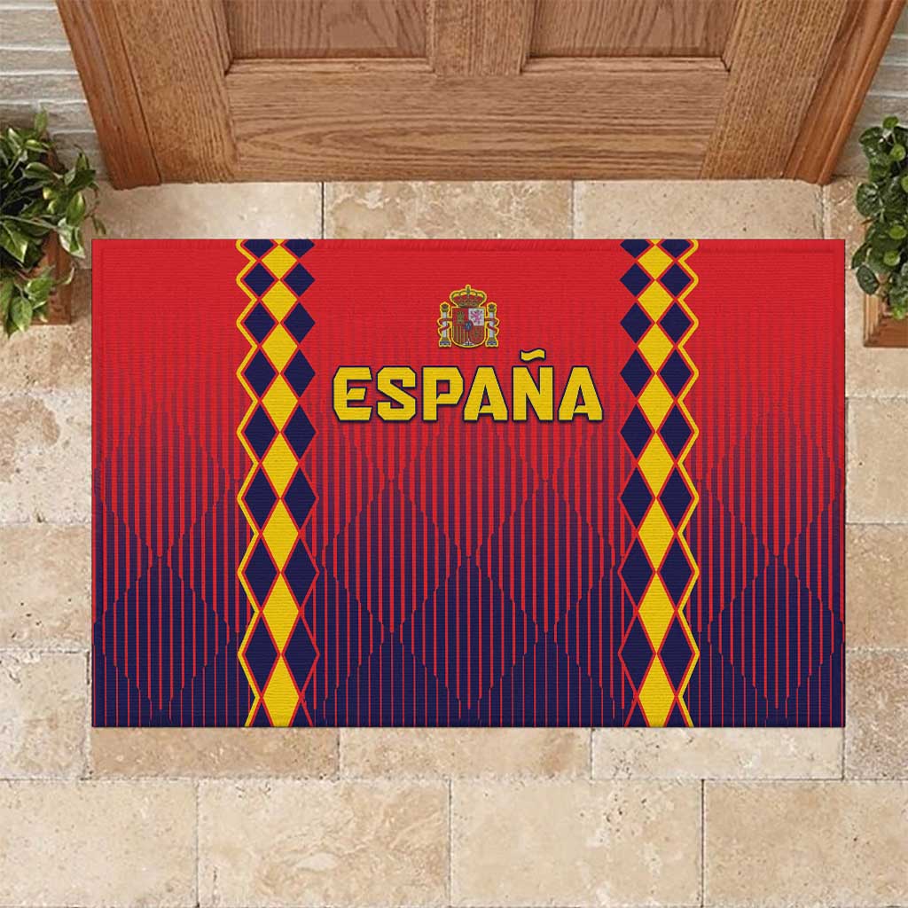 Spain 2024 Football Rubber Doormat Go Champions La Roja Simple Style LT05 - Wonder Print Shop
