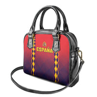 Spain 2024 Football Shoulder Handbag Go Champions La Roja Simple Style