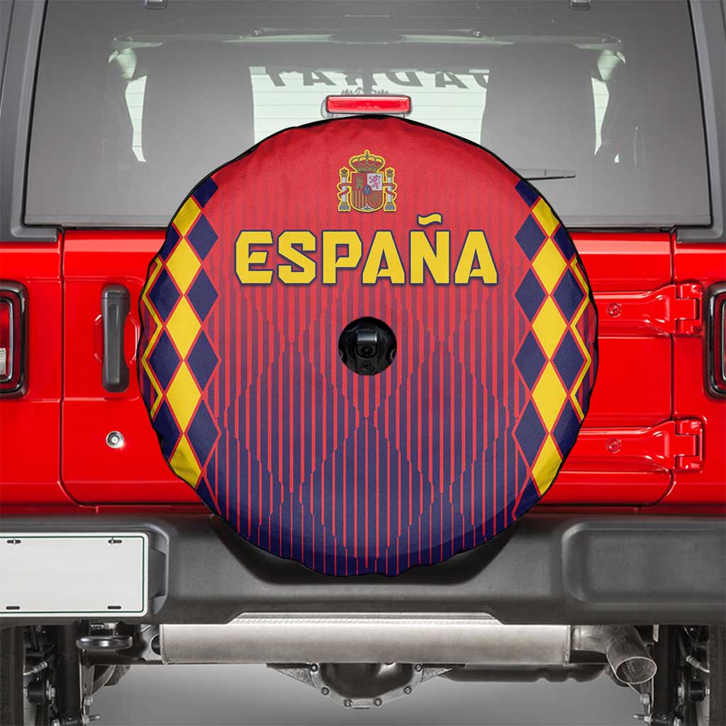 Spain 2024 Football Spare Tire Cover Go Champions La Roja Simple Style LT05 - Wonder Print Shop