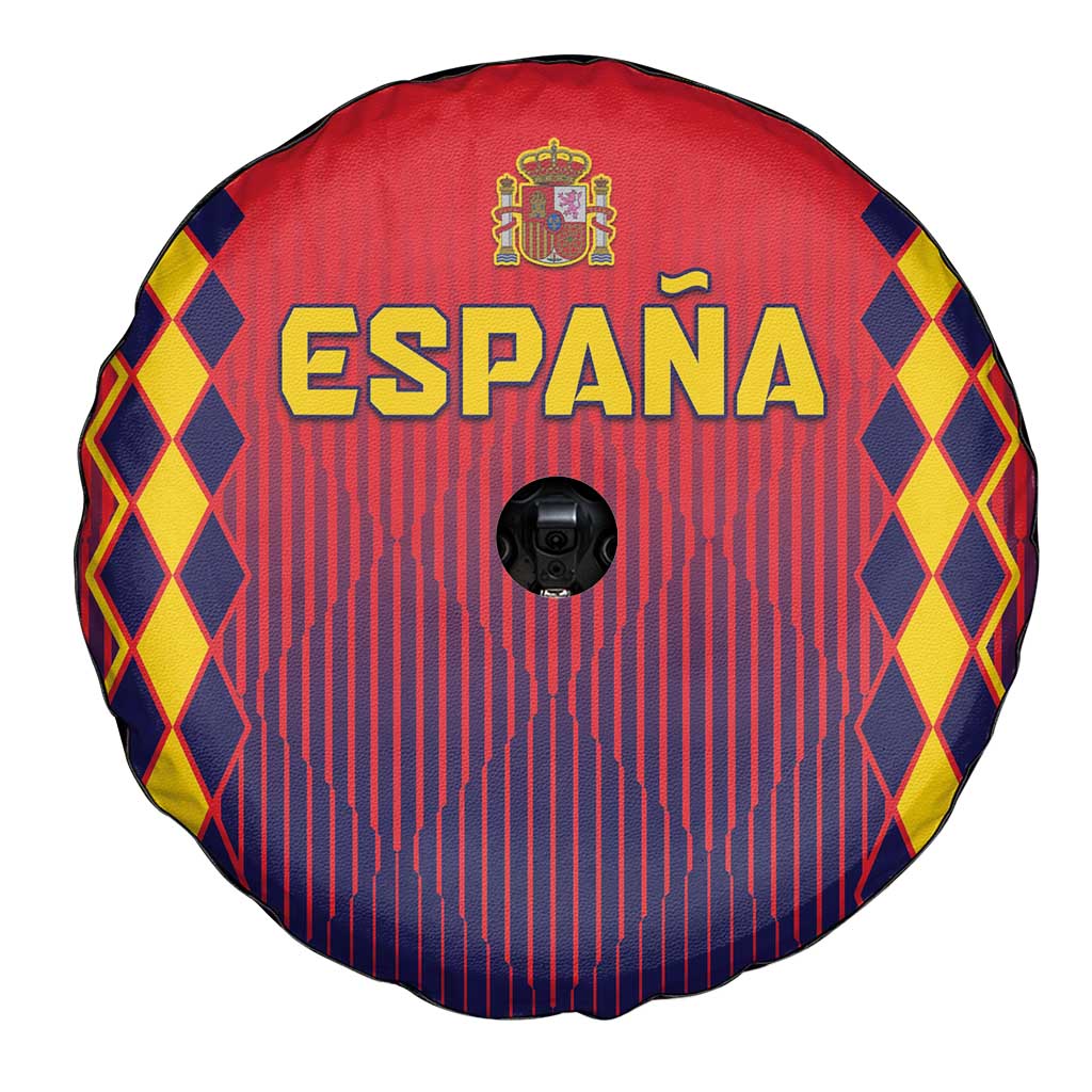 Spain 2024 Football Spare Tire Cover Go Champions La Roja Simple Style LT05 - Wonder Print Shop