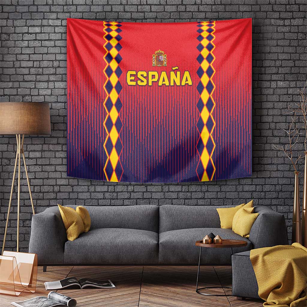 Spain 2024 Football Tapestry Go Champions La Roja Simple Style LT05 - Wonder Print Shop