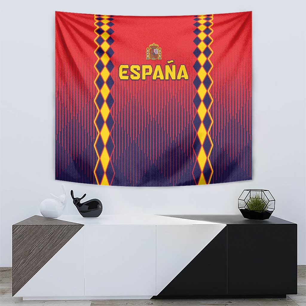 Spain 2024 Football Tapestry Go Champions La Roja Simple Style LT05 - Wonder Print Shop