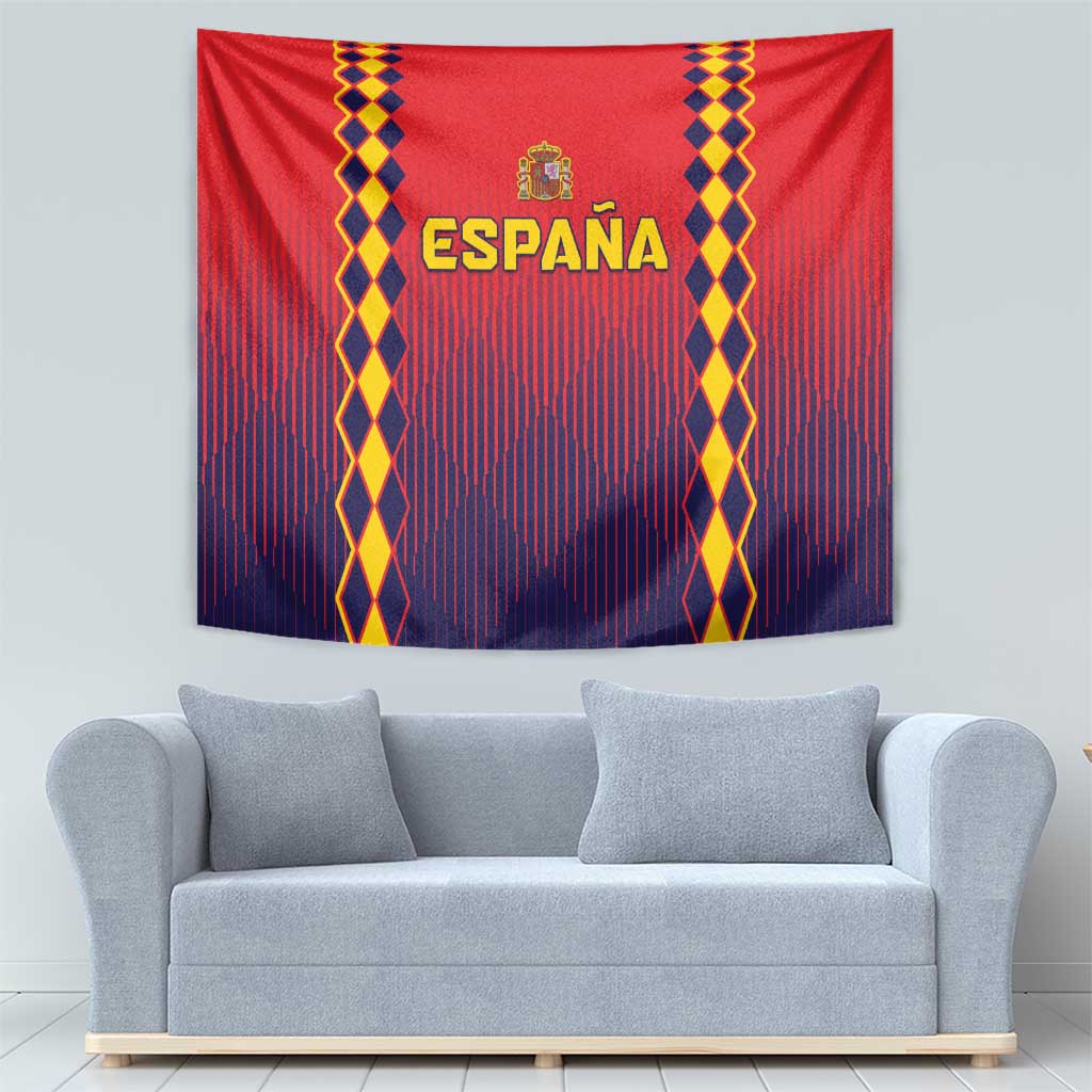 Spain 2024 Football Tapestry Go Champions La Roja Simple Style LT05 - Wonder Print Shop