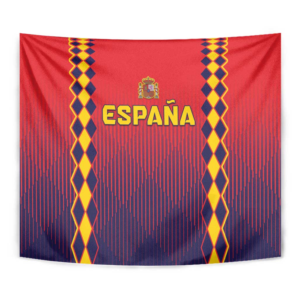Spain 2024 Football Tapestry Go Champions La Roja Simple Style LT05 - Wonder Print Shop